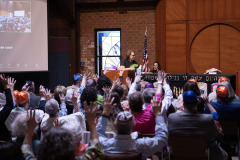 On Saturday, May 31, 2025, Robin Rosenfeld's 13 years at Columbia Jewish Congregation was celebrated. (Photo/Robert Turtil)