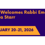 [in-person] Shabbat Evening Service led by Rabbi Michael Hess Webber and Cantor Steve Hummel with Guest Rabbi (Emerita) Sonya Starr