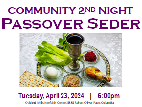 passover for confirmation | Columbia Jewish CongregationColumbia Jewish ...